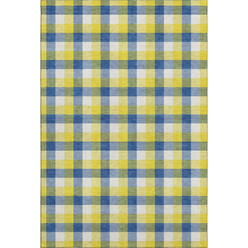 Tapis écossais de qualité supérieure lavable à la machine Crumley AMF1053, Rectangle 10 pi x 14 pi