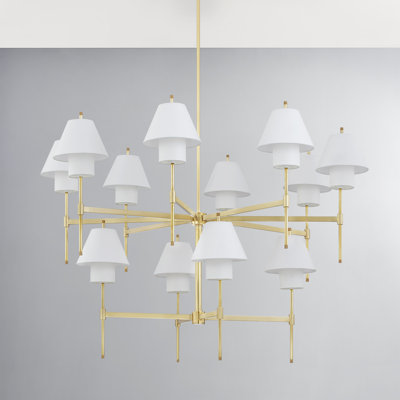 GLENMOORE 12 LIGHT CHANDELIER
