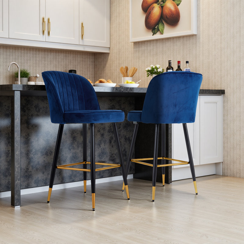 Counter Stool with Metal Frame