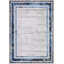 Tapis intérieur lavable moderne à bord délavé, tapis à poils courts avec surface résistante aux taches, envers antidérapant et facile à nettoyer pour le salon, la chambre à coucher, le bureau personnel et l'entrée-1622014904