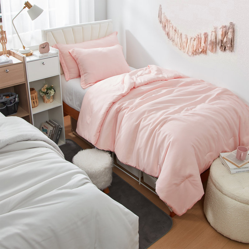 Ensemble d'édredon pour lit simple TG, Rose paradisiaque