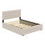 Lit plateforme tapissier avec 2 tiroirs et lit gigogne-2089332635
