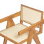 Chaise de salle à manger avec accoudoirs Chandigarh (ensemble de 2), naturel-119320557