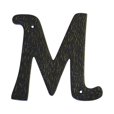 6'' H Metal House Letter