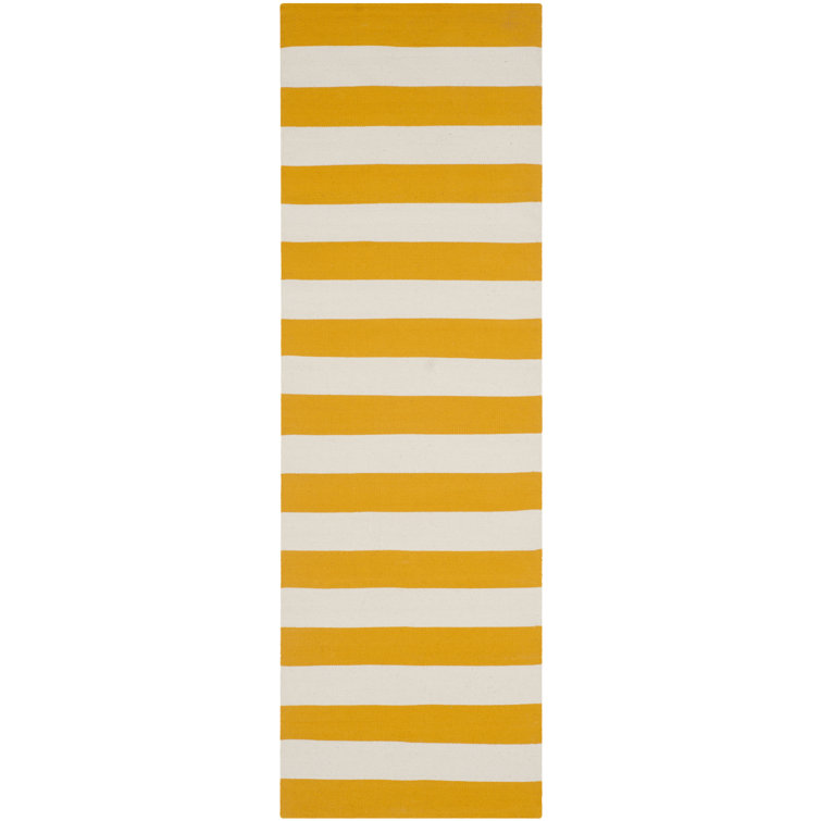 Parikh Hand Woven Cotton Striped Rug