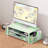 2-Tier Computer Monitor Stand with Drawer and 2 Pen Holders