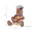 Panier en peluche Gingerbread Man