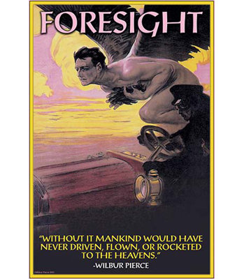 « prospective » par wilbur pierce, affiche rétro