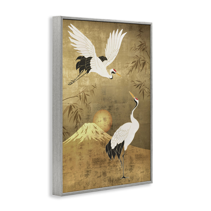 Grues traditionnelles et art de la giclée de montagne par Reinders, Estampe numérique Farmhouse, H 30 po x l 20 po