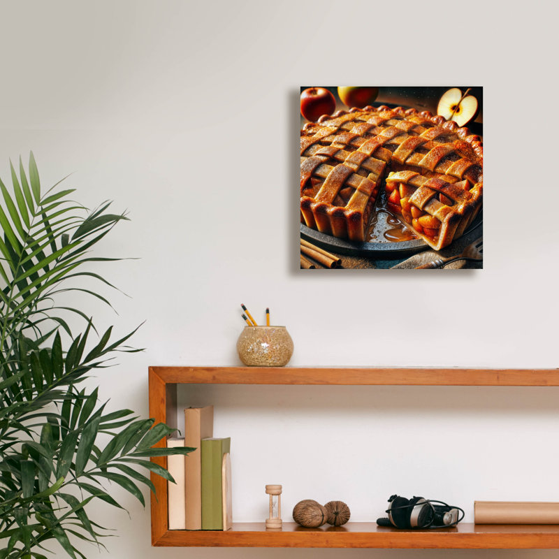 Art mural sur toile Ebern Designs «Apple Pie» par Rey Klimt, H 12 po x l 12 po