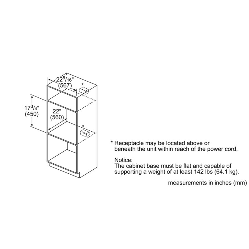 500 Series 24" Convection Electric Single Wall Oven