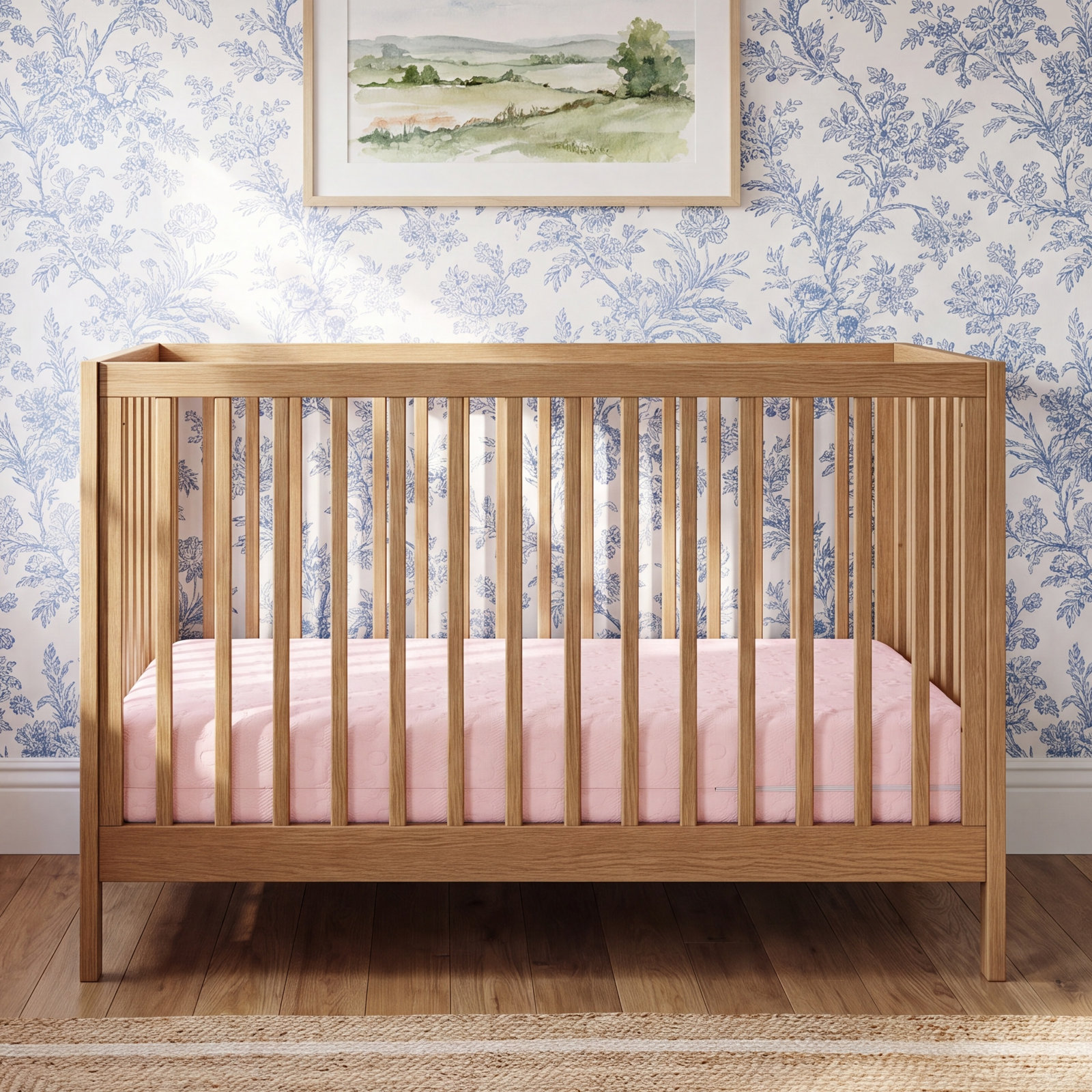 Bellini Breathable Essential Crib Mattress, Pink