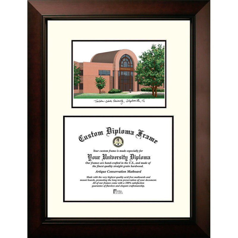 Cadre de diplôme de tarleton state texans legacy NCAA