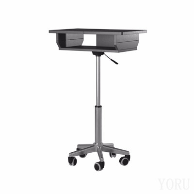 Folding Table Laptop Cart, Graphite