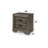 Weathered Gray Nightstand - 2 Roomy Drawer Spaces, Metal Glide Mechanism, Shaker-Style Legs, Structure, 3D Paper Veneer, Edge Detail, Gray, 24" W X 27" H 17" D With Grain Finish Ample Storage,