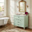 Ensemble de meuble-lavabo simple sur pied 36 po avec lavabo en céramique, armoire avec portes à fermeture en douceur, plateau basculant et 2 tiroirs-145892424