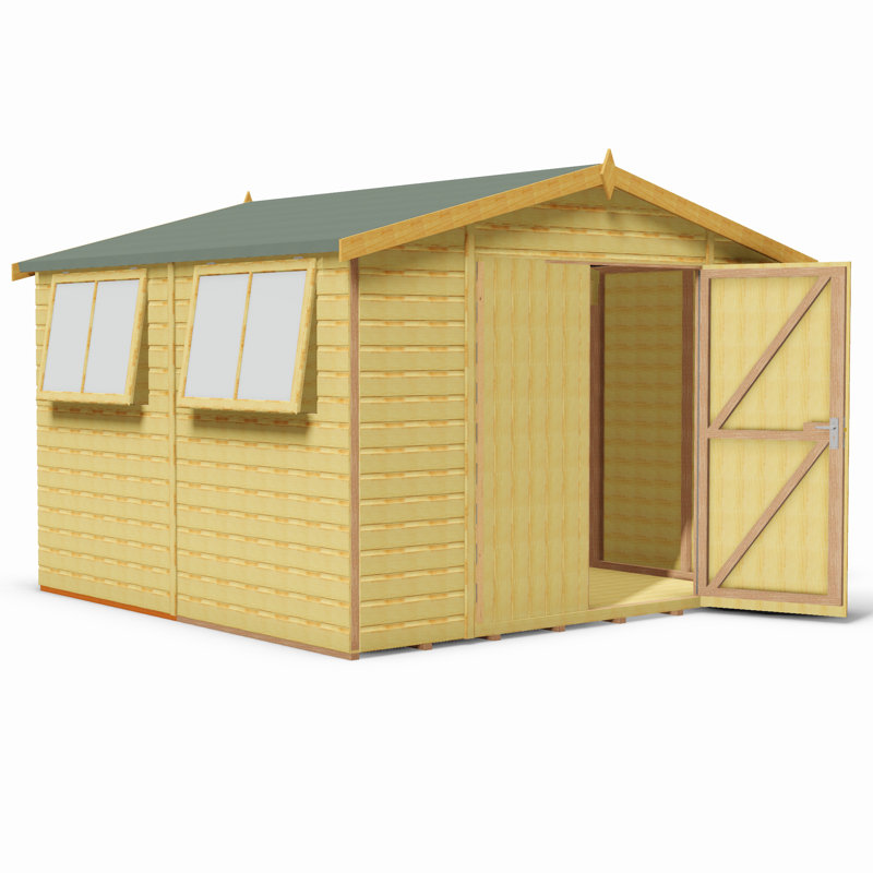 Shire 10 Ft. W x 10 Ft. D Workshop Shed, Yes