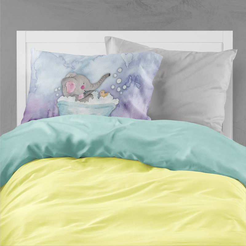 Taie d’oreiller de bain éléphant