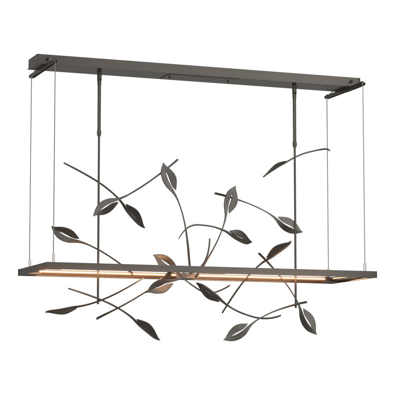 Luminaire suspendu linéaire à DEL Four Seasons, Standard, Bronze huilé