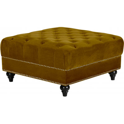 Crosier 85cm Wide Tufted Square Ottoman
