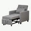 Fauteuil inclinable avec repose-pieds Erémie