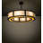Smythe 8 - Light Timeless Bronze Drum Pendant