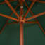 Garden Parasol 270x270 cm Wooden Pole-27778241