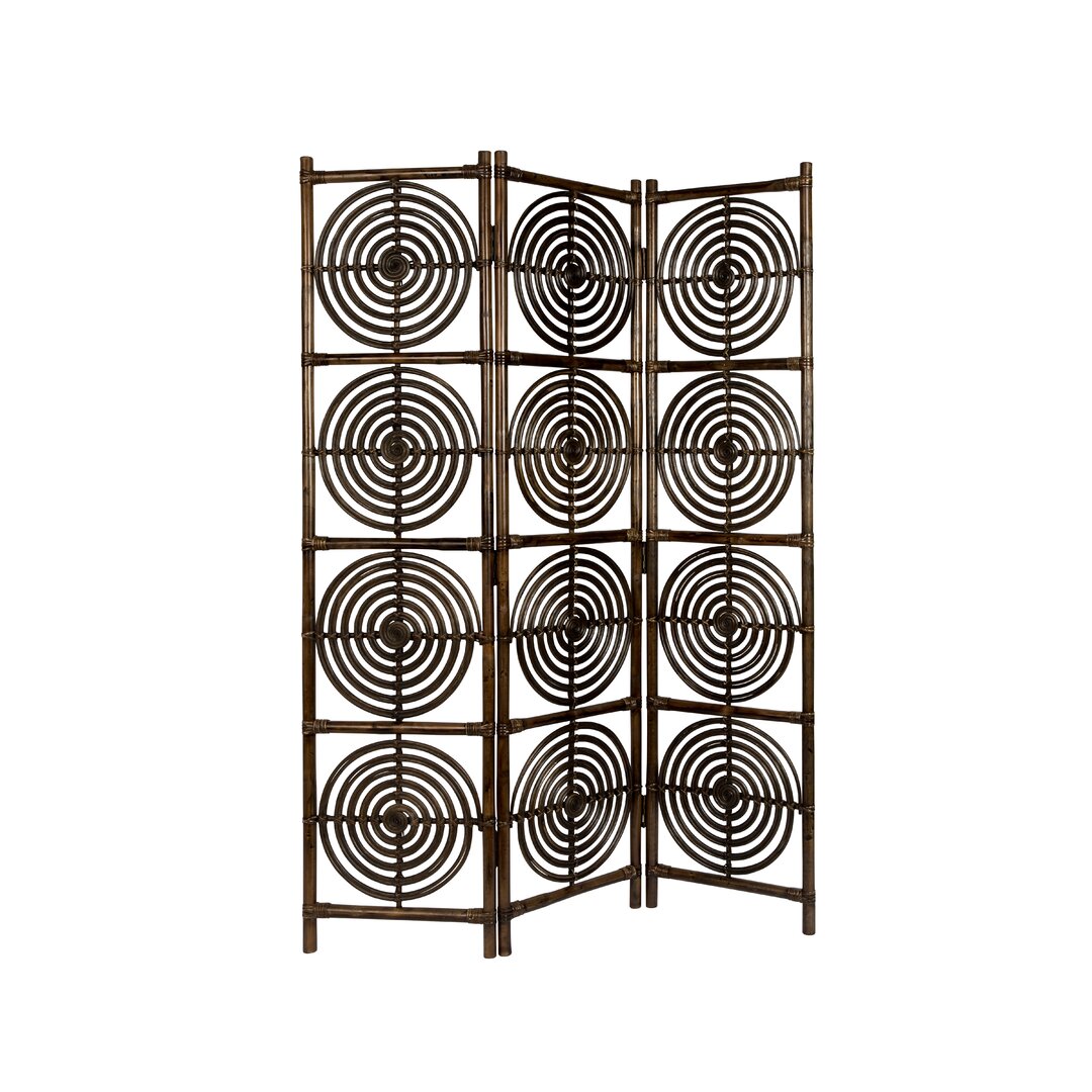 Rumour 3 Panel Room Divider brown