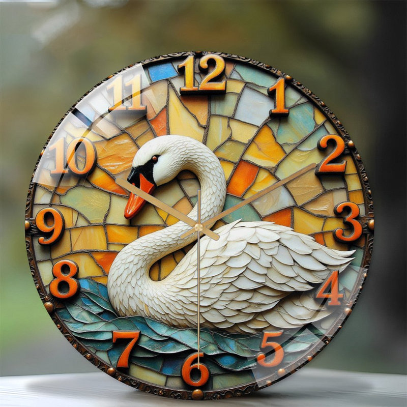 Horloge murale Swan