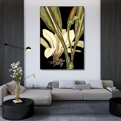 «August Grove® Vision Studio Gallery», art sur toile tendue: feuilles tropicales tranquilles V