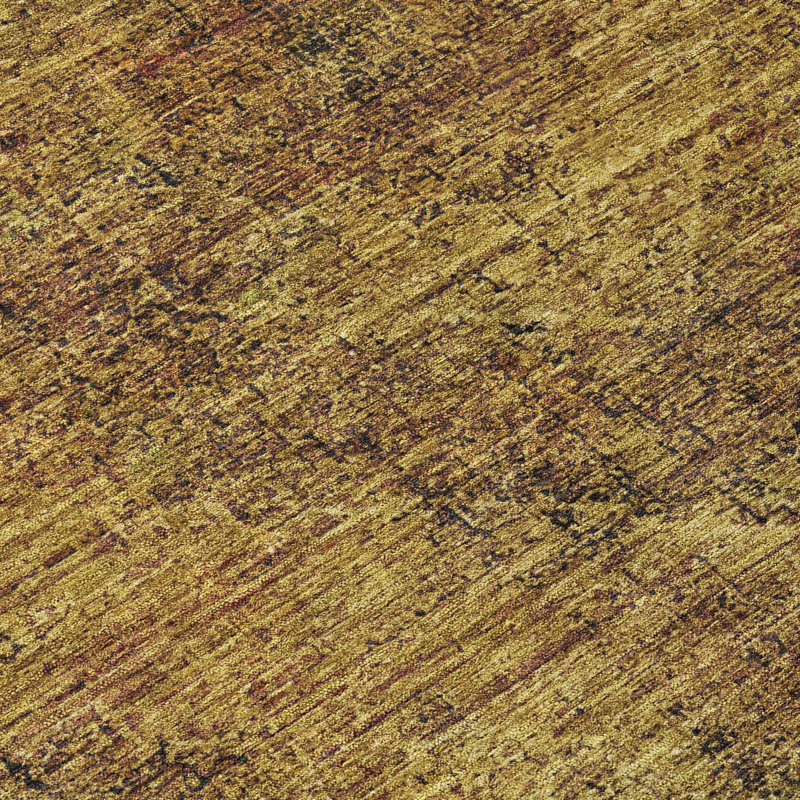 Tapis lavable à la machine intérieur / extérieur ACN2726, Rouille, 9 pi x 12 pi