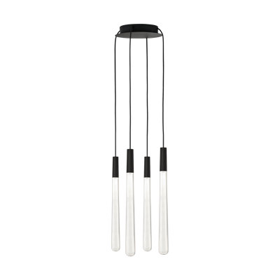 Sean Lavin Pylon 4-light dimmable LED crystal light chandelier
