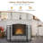 Rann 3 Panel Metal Fireplace Screen