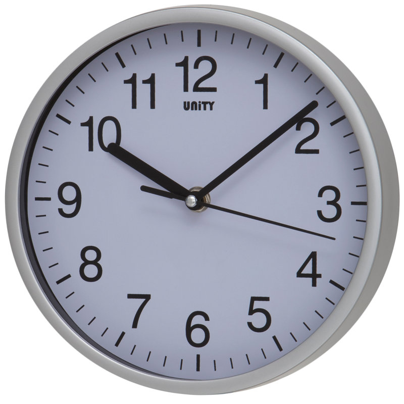 Radcliffe Wall Clock, Silver