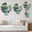 Bateaux au printemps vert - horloge murale traditionnelle-93602263