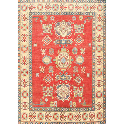 Tapis traditionnel rouge / beige Kokoreta