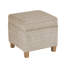 Repose-pieds carré avec rangement 17,5 "Asha-1316147425