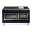 ILVE Nostalgie II Noblesse 60 in Dual Fuel Range, 9 Burner, Griddle-845906366-845906350