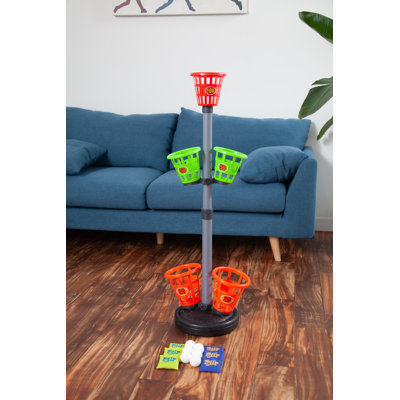 Sport Squad Basket Tower Toss - Bean Bag Toss Outdoor Game - Indoor or Outdoor Kids Toy