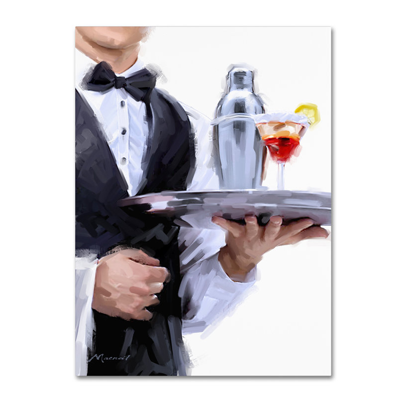 «Armoire cocktail» par Armand, reproduction sur toile, H 24 po x l 18 po x P 2 po
