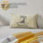 Buzzy Bees Striped Cotton Reversible Throw Pillow