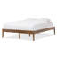 Grand lit plateforme moderne Craddock Curiel, noyer, H 14,82 po x L 83,85 po x l 61,43 po-749873187-749873181
