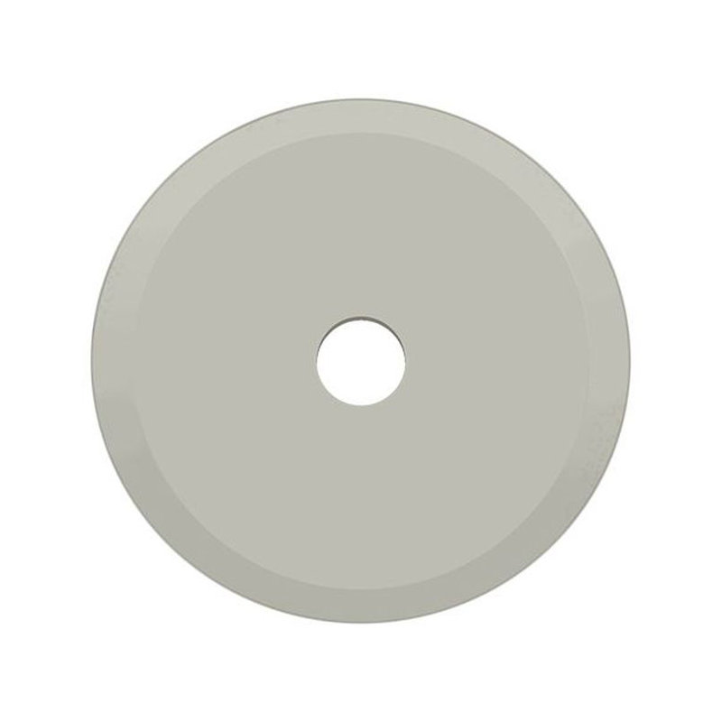 Metal Knob Backplate, Brushed Nickel
