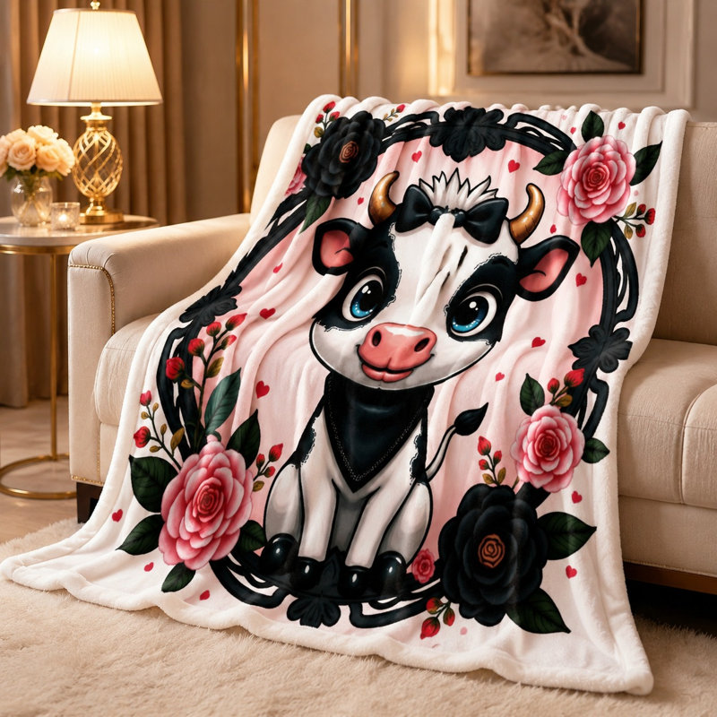 Jeté douillet en flanelle Cozy, L 80 po x l 60 po