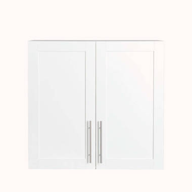 Design HouseFully Assembled 36x21x12 in. Shaker Style Kitchen Wall Cabinet  2-Door in White