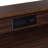Austrinus Steel Writing Desk with Built-In Electrical Outlet