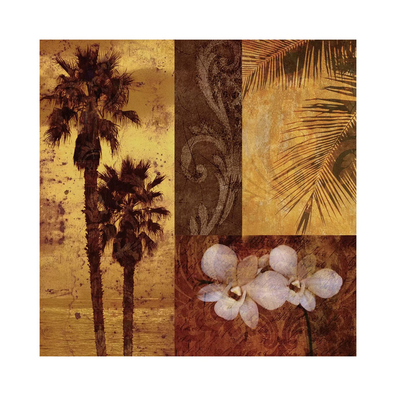 Sunset Beach I by Keith Mallett - Wrapped Canvas Gallery-Wrapped Canvas Giclée, 66.04 cm H x 66.04 cm W x 1.91 cm D