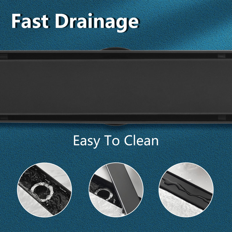 Linear Grid Shower drain