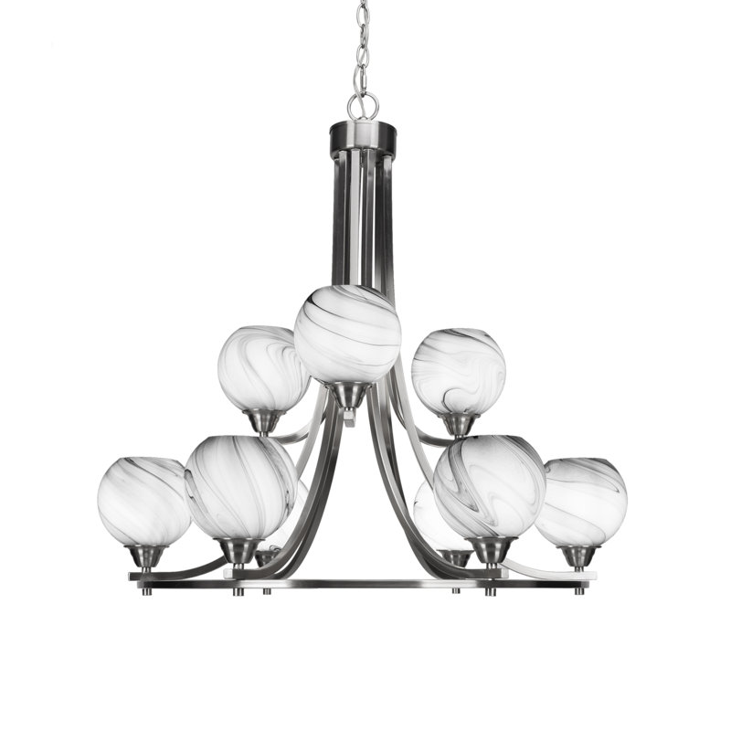 Lustre 9 lumières Coyte