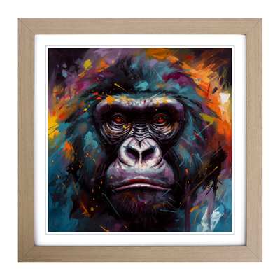Gorilla Abstract No.2 - Framed Print